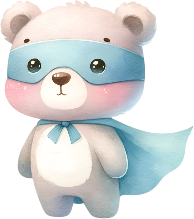 Motivtransfer 5381 Teddy als Superheld