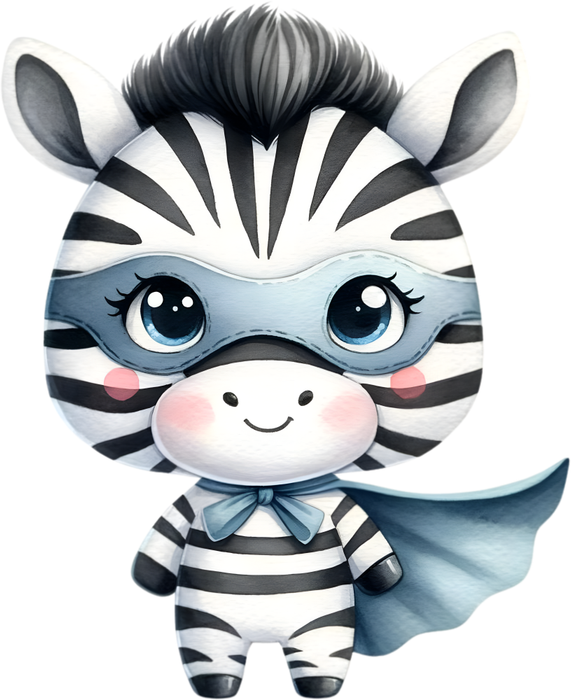 Motivtransfer 5406 Zebra als Superheld