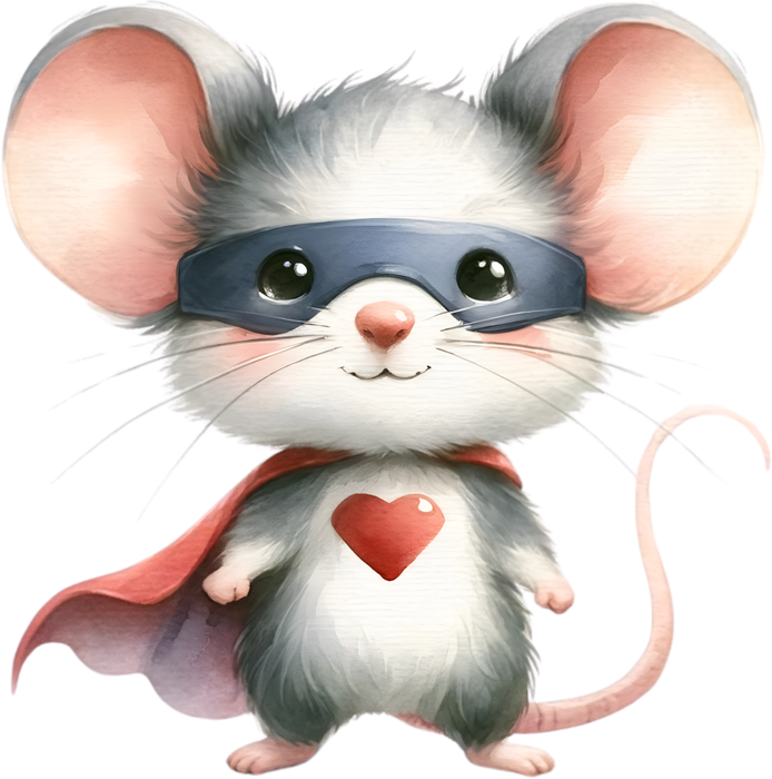 Motivtransfer 5419 Maus als Superheld