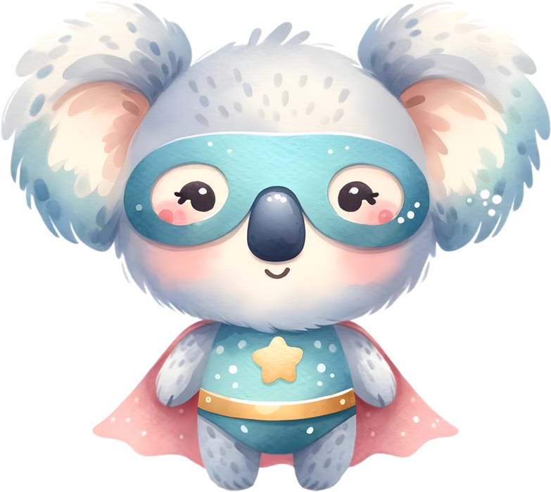 Motivtransfer 5426 Koala als Superheld