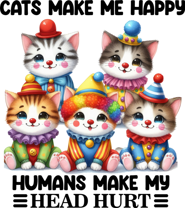Motivtransfer 5450 Cats make me Happy