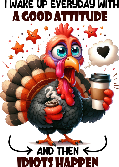 Motivtransfer 5453 I wake up everyday