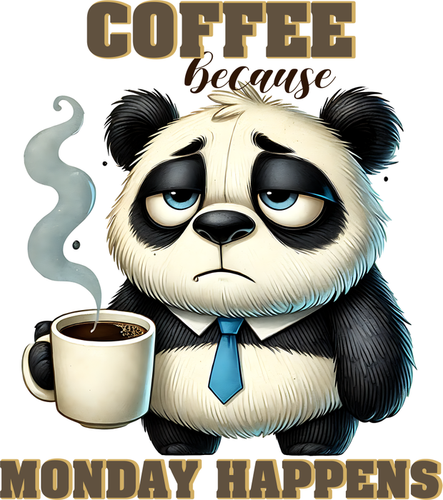 Motivtransfer 5466 Coffee Pandy