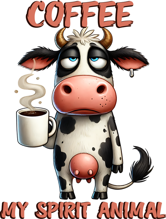 Motivtransfer 5472 Coffee my spirit animal