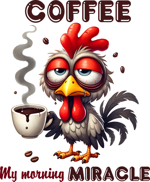 Motivtransfer 5481 Coffee my morning miracle