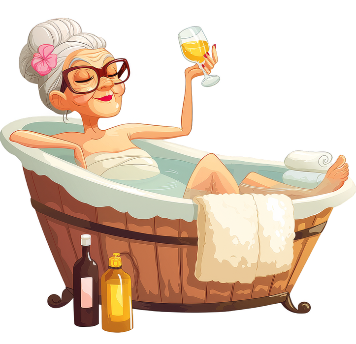 Motivtransfer 5535 In der Badewanne