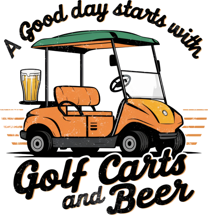 Motivtransfer 5579 Golf a good day starts with