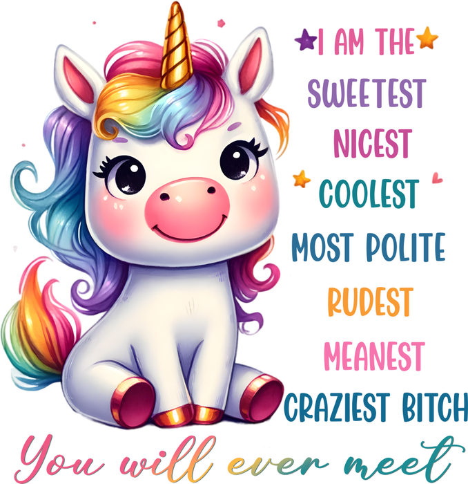 Motivtransfer 5617 I am the sweetest