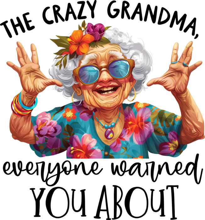Motivtransfer 5643 crazy grandma