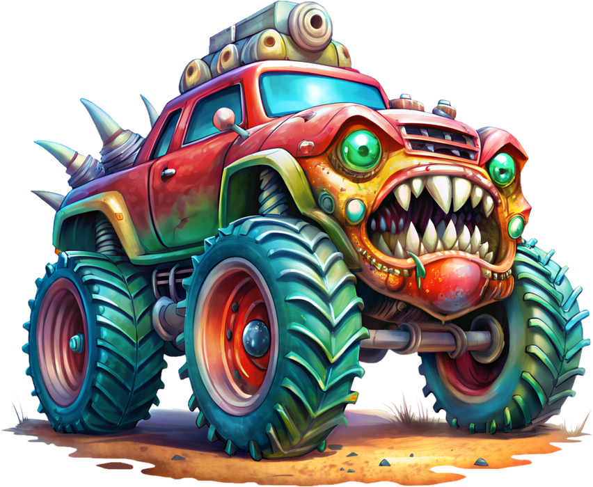 Motivtransfer 5717 Monster Truck Orange