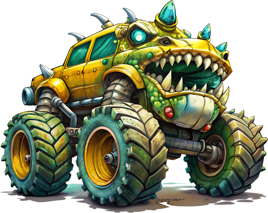 Motivtransfer 5719 Monster Truck gelb