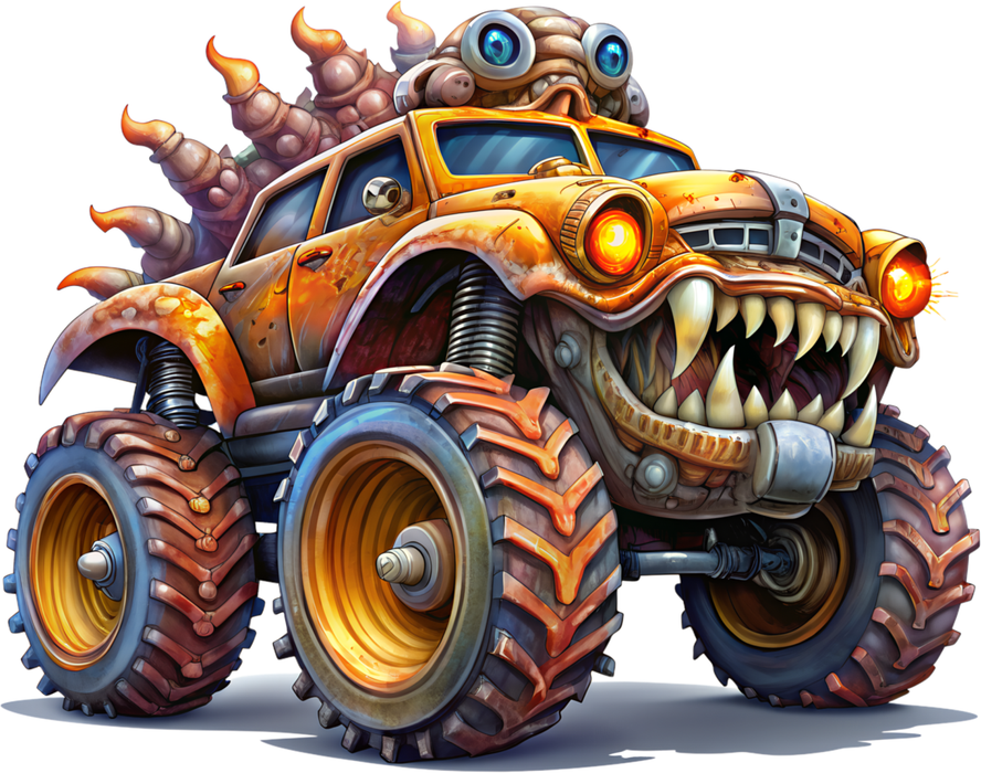 Motivtransfer 5724 Monster Truck orange