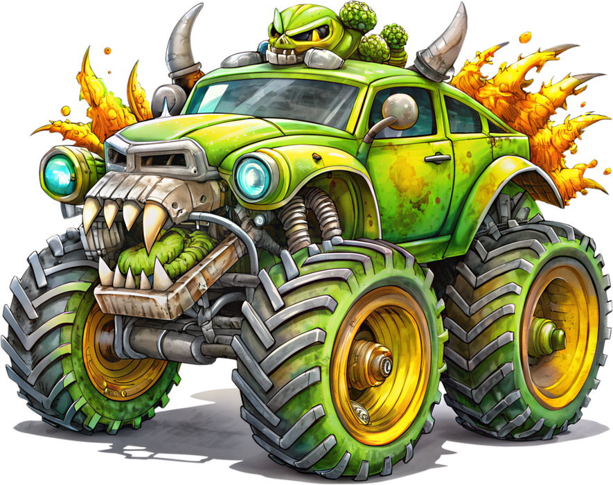 Motivtransfer 5725 Monster Truck grün