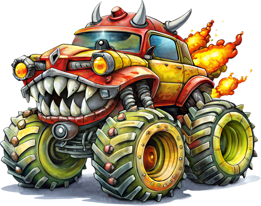 Motivtransfer 5726 Monster Truck rot