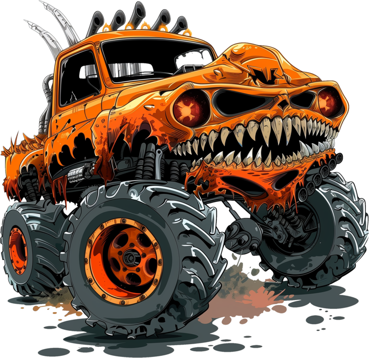 Motivtransfer 5728 Monster Truck orange