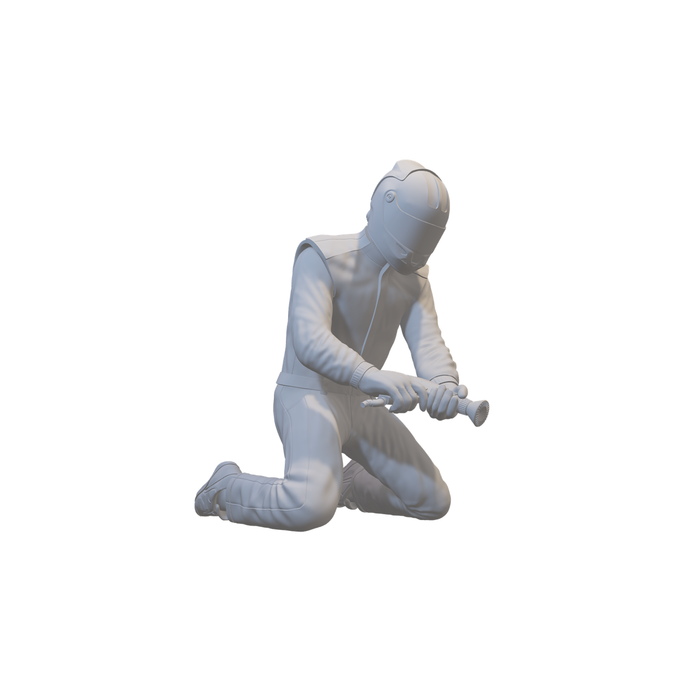 Mechaniker mit Schlagschrauber - (3DP-58)