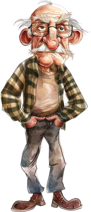 Motivtransfer 5841 Senior ist cool ey