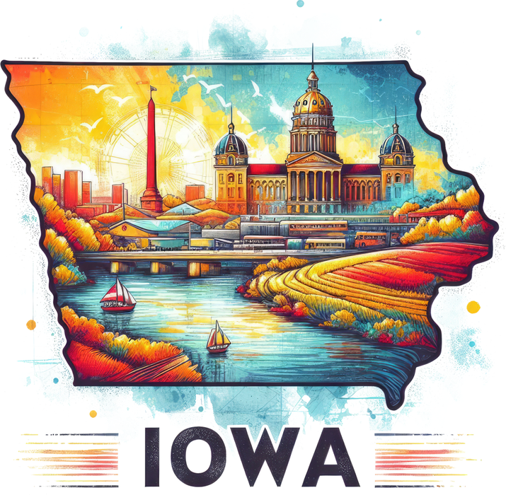 Motivtransfer 5885 Bundesstaat Iowa