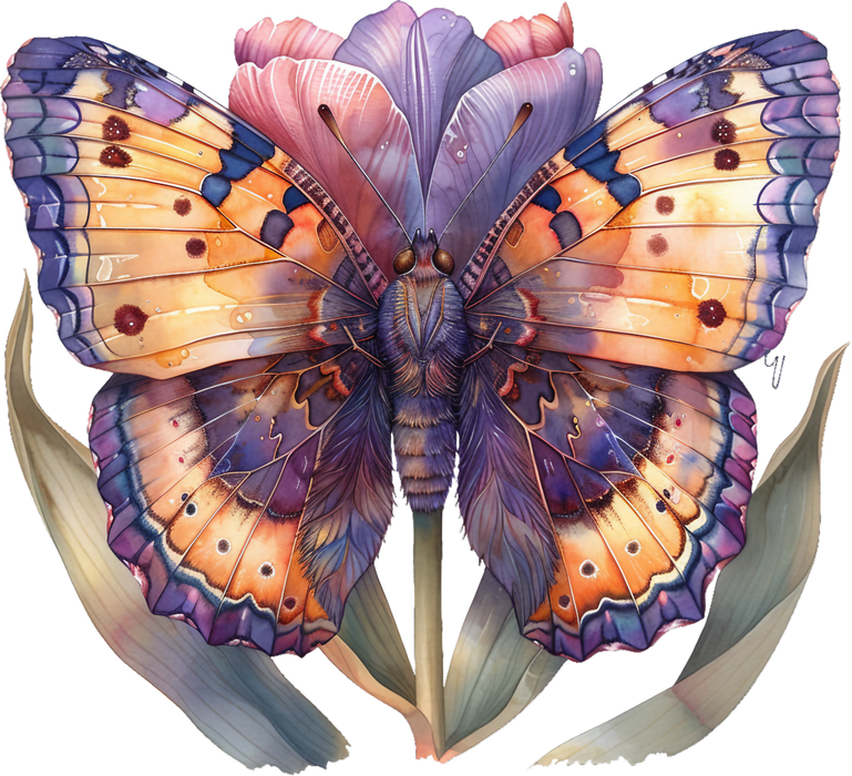 Motivtransfer 5929 Schmetterling lila