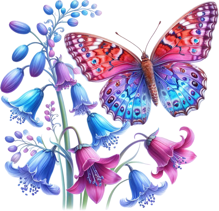 Motivtransfer 5952 Schmettelring mit Maiglöckchen