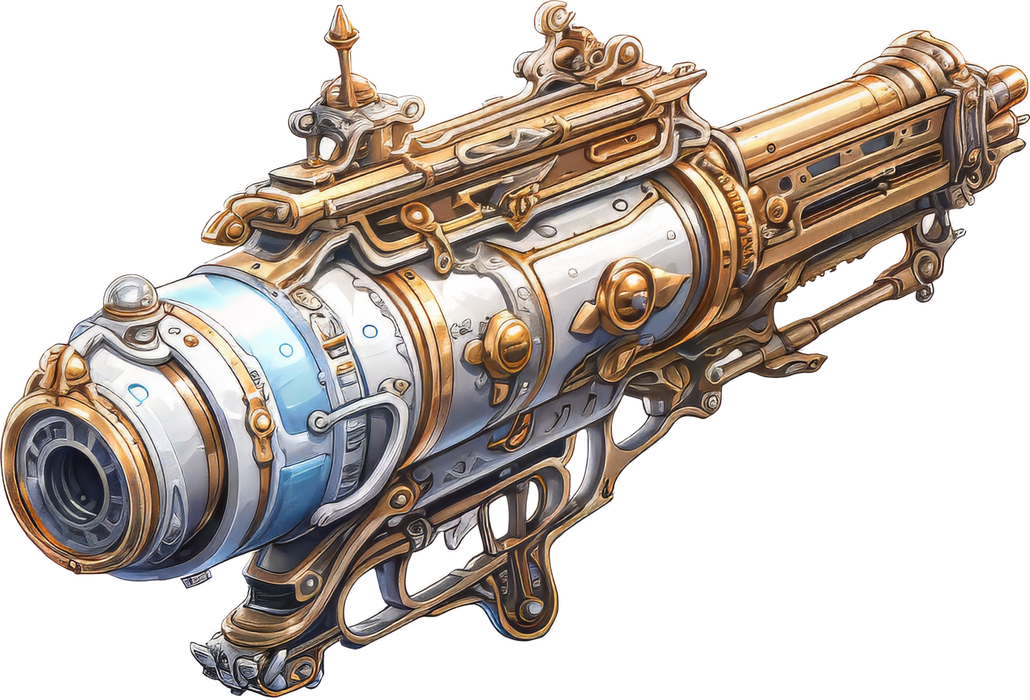 Motivtransfer 5982 Steampunk Waffe