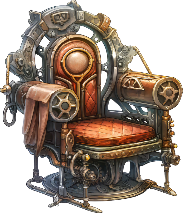 Motivtransfer 5990 Steampunk Stuhl