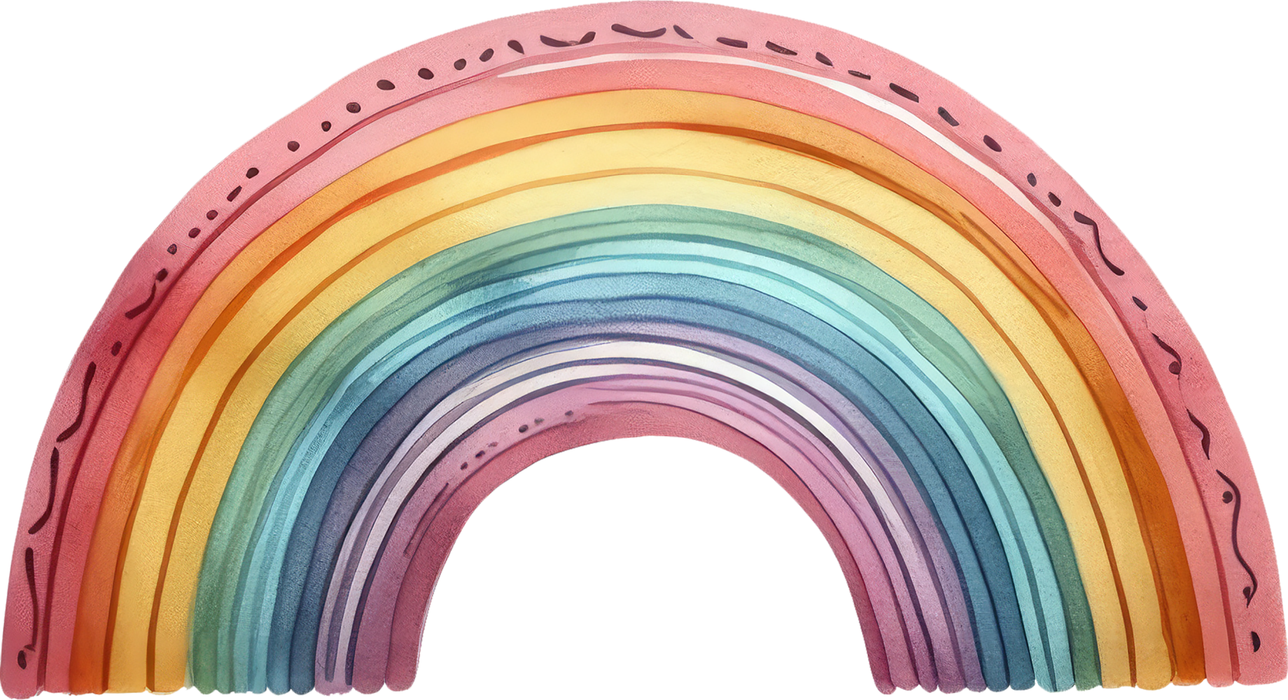 Motivtransfer 6078 Boho Regenbogen
