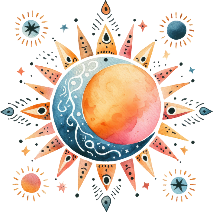 Motivtransfer 6081 Boho Regenbogen
