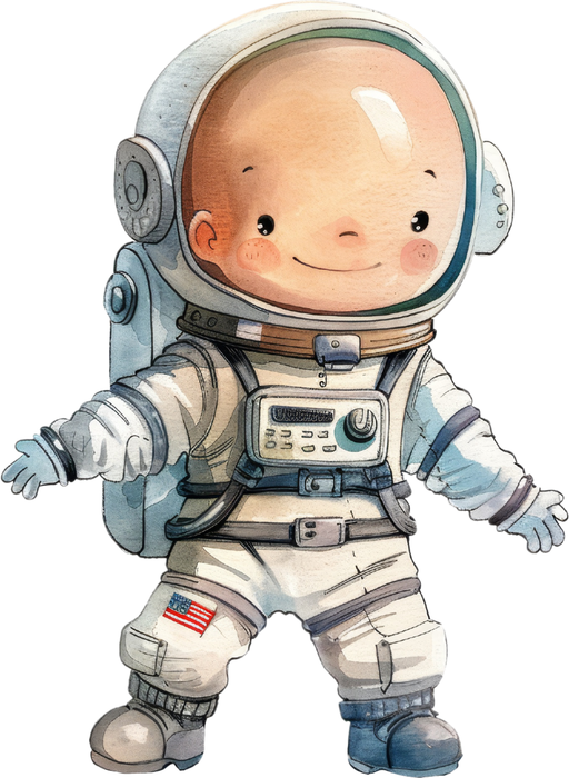 Motivtransfer 6083 Kleiner Astronaut