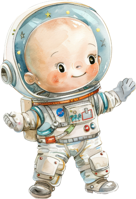 Motivtransfer 6084 Kleiner Astronaut