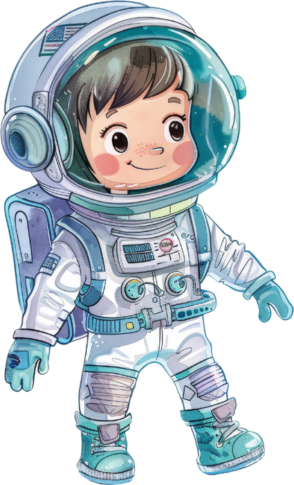 Motivtransfer 6087 Kleiner Astronaut