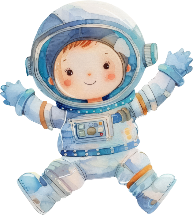Motivtransfer 6090 Kleiner Astronaut