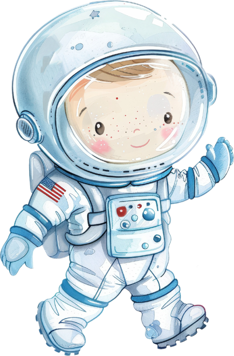 Motivtransfer 6092 Kleiner Astronaut