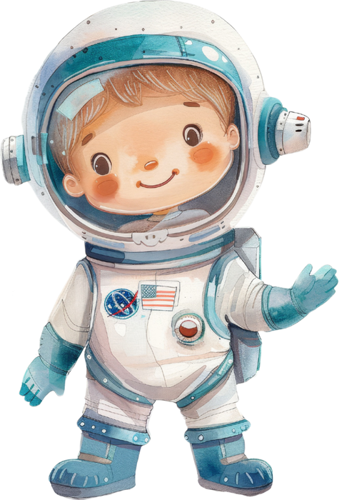 Motivtransfer 6094 Kleiner Astronaut
