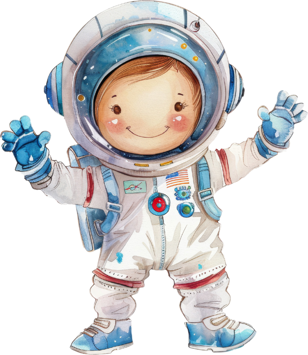 Motivtransfer 6097 Kleiner Astronaut