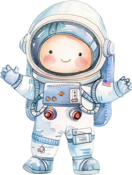 Motivtransfer 6100 Kleiner Astronaut