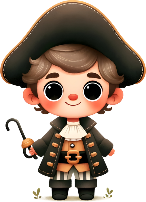 Motivtransfer 6118 Kleiner Pirat mit Haken