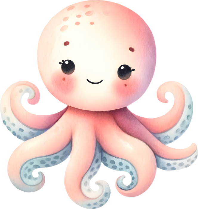 Motivtransfer 6127 Kleiner Tintenfisch