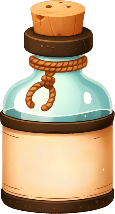 Motivtransfer 6136 Kleine Flasche