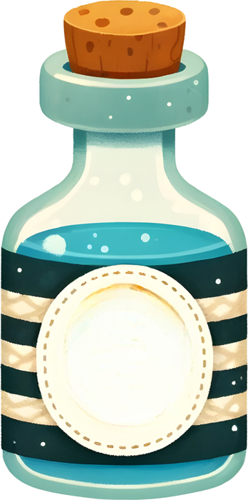 Motivtransfer 6137 Kleine Flasche