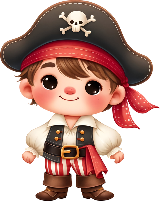 Motivtransfer 6143 Kleiner Pirat mit Hut