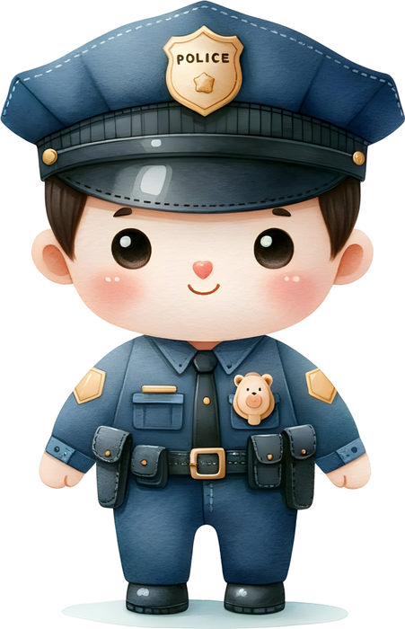 Motivtransfer 6208 Kleiner Polizist