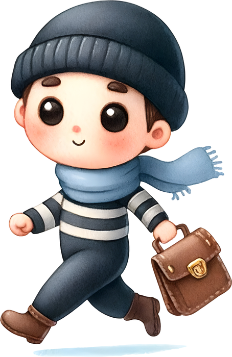 Motivtransfer 6216 Dieb auf der Flucht