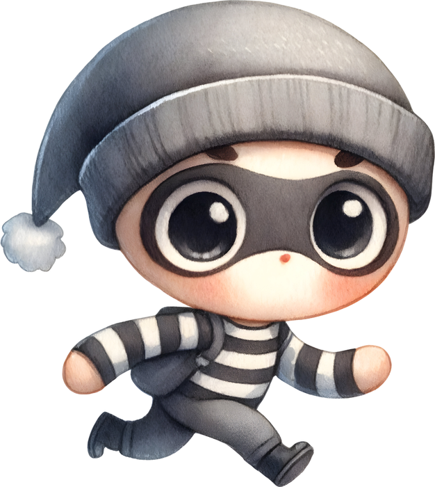 Motivtransfer 6227 Dieb mit Maske