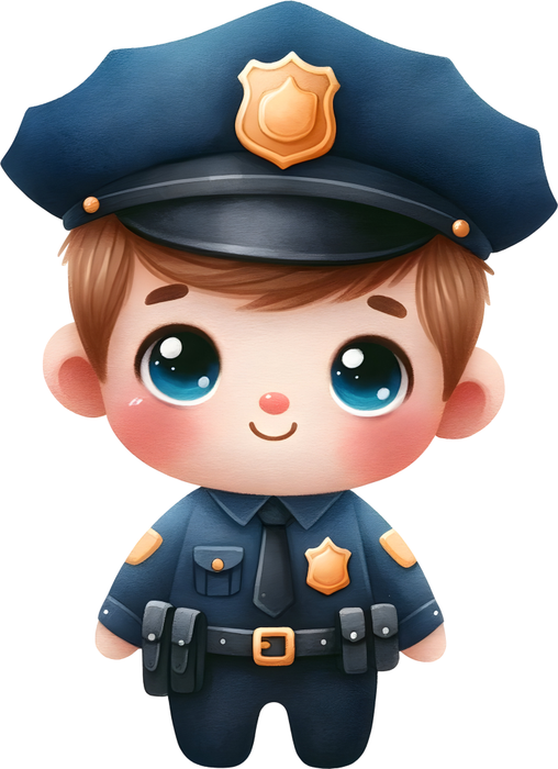 Motivtransfer 6232 Kleiner Polizist