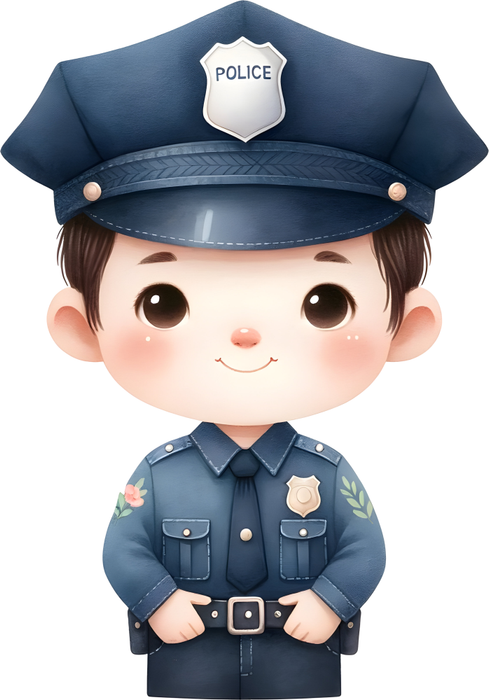 Motivtransfer 6242 Kleiner Polizist