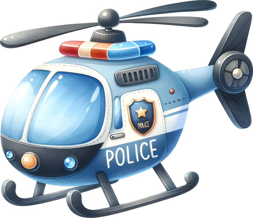Motivtransfer 6249 Polizeihubschrauber