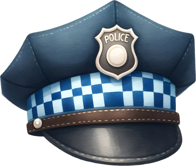 Motivtransfer 6251 Polizeimütze