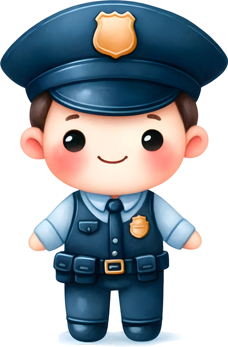 Motivtransfer 6254 Kleiner Polizist