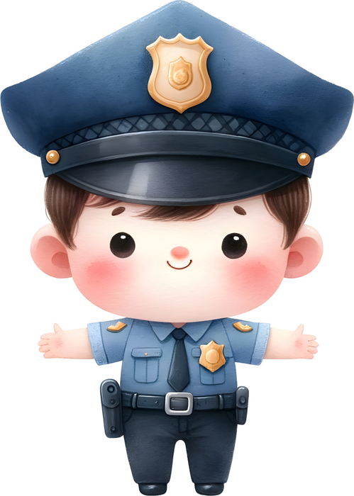 Motivtransfer 6259 Kleiner Polizist